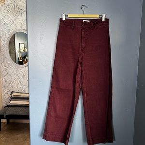 Lou & Grey High rise wide leg pants